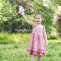 mauve color western dance dress for girls